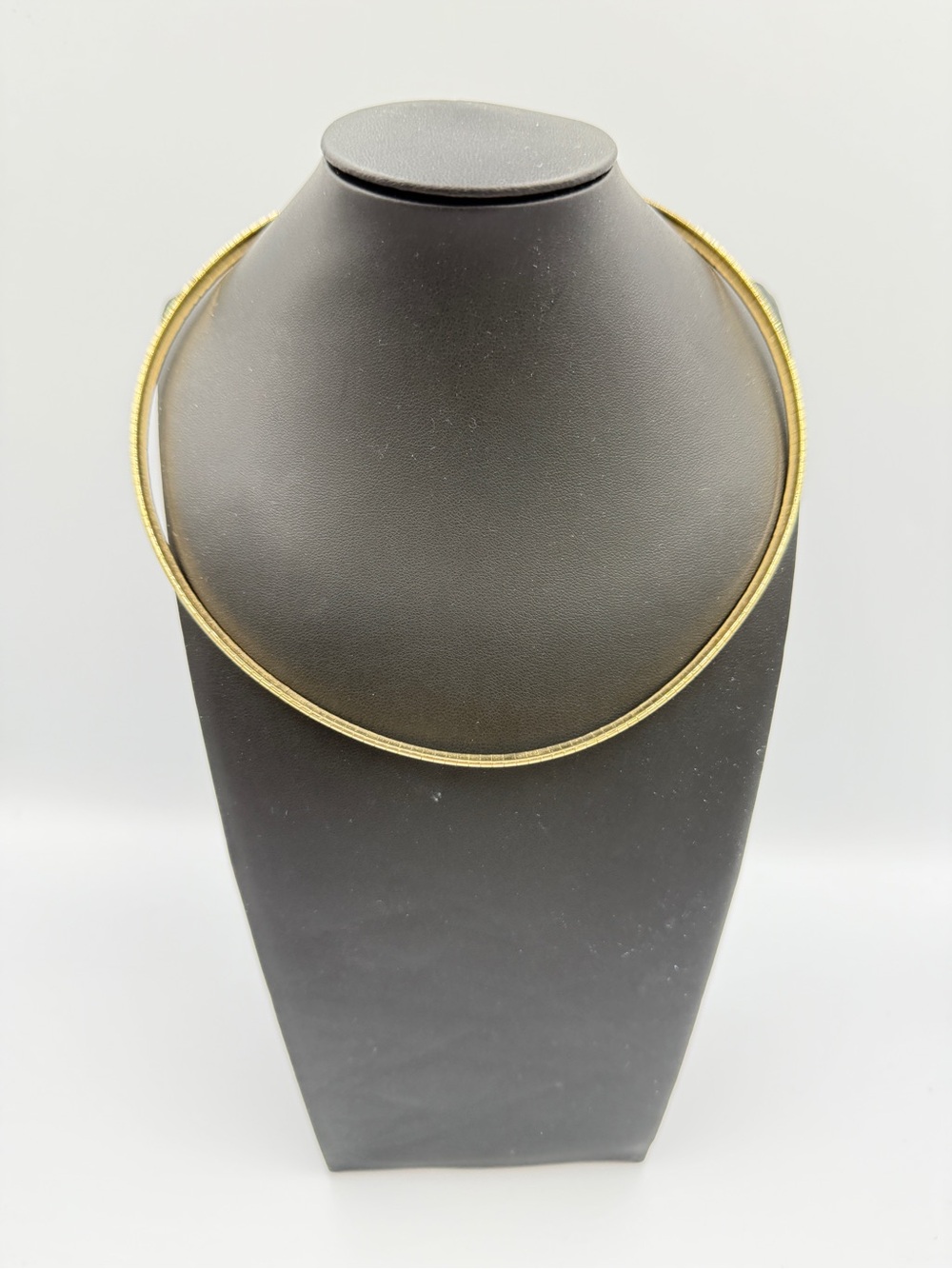 Classic Gold Herringbone Choker Necklace - Women Jewelry